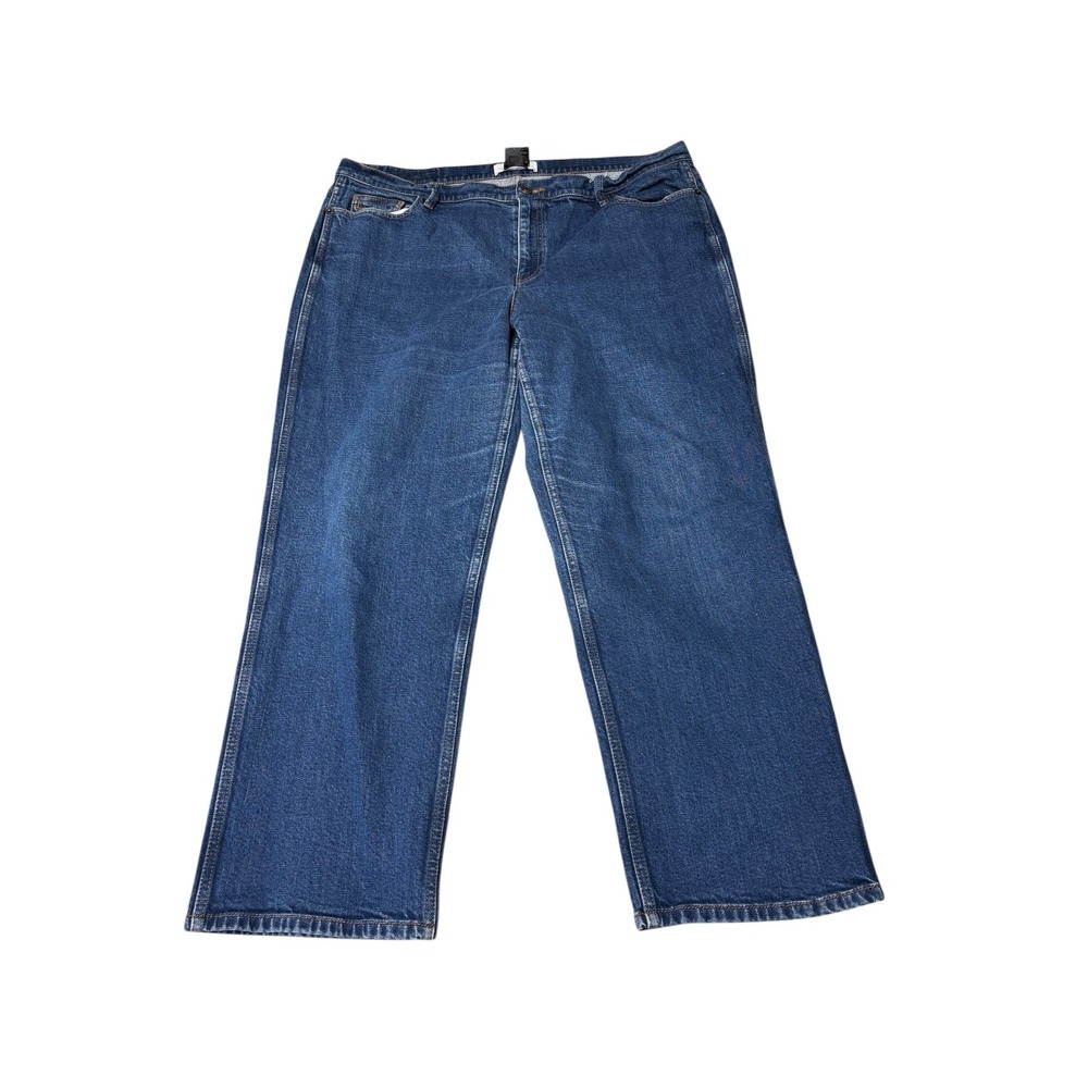 Lafayette 148 New York Watts Straight Leg Jeans Blue Denim Size 34X26 1U57